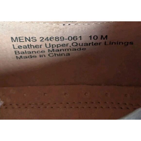 STACY ADAMS Men's Gray Leather Suede Moc Toe Loafers Size 10M 24689-061 - Picture 10 of 10